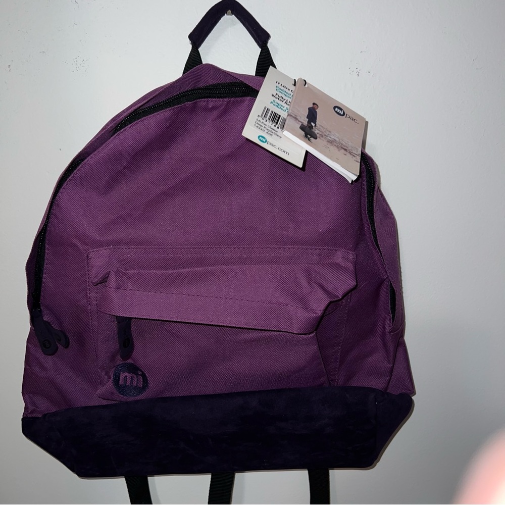 Mi-Pac Premium Purple School Bag 17 L Backpack. NWT